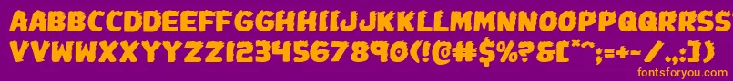 More about Johnnytorchexpand Font Johnnytorchexpand Font – Orange Fonts on Purple Background
