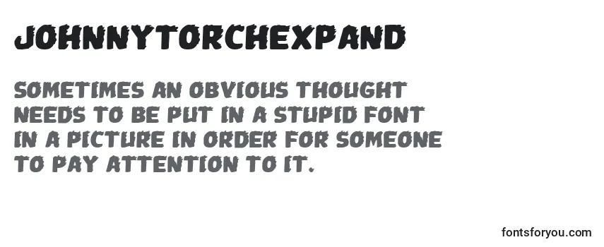 Johnnytorchexpand Font