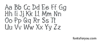 Überblick über die Schriftart Linotypefluxus