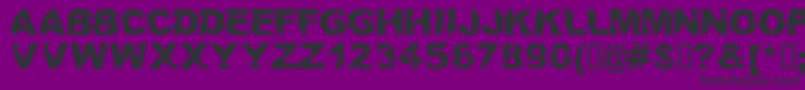 Ateupwithdumbass Font – Black Fonts on Purple Background