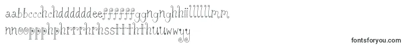 Шрифт Tunaandhotdogsonrye – валлийские шрифты