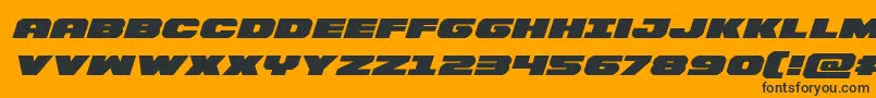 fuente Bummerexpandital – Fuentes Negras Sobre Fondo Naranja