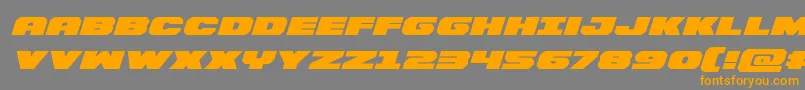 fuente Bummerexpandital – Fuentes Naranjas Sobre Fondo Gris