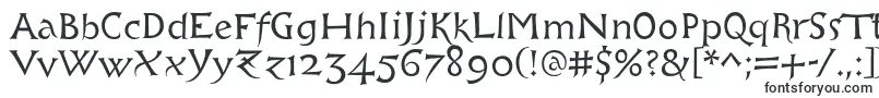 Шрифт Libcziowes – очень широкие шрифты