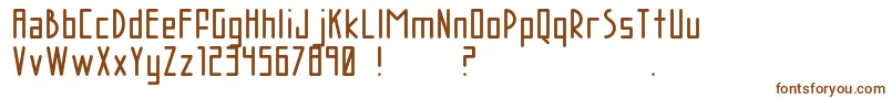 Шрифт AcBrodie – коричневые шрифты