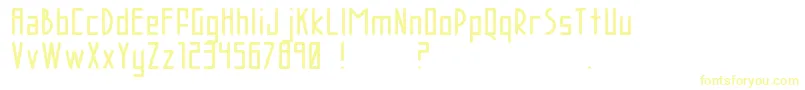 Шрифт AcBrodie – жёлтые шрифты