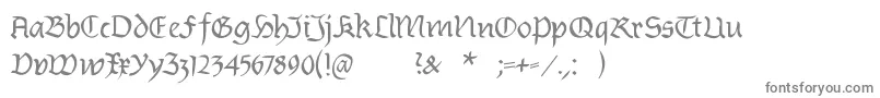 Burtinomatic-Schriftart – Graue Schriften