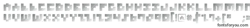 Шрифт MksquareshatchHeavy – квадратные шрифты