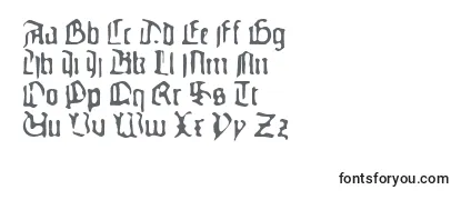 Шрифт Gutenbergsghostypes