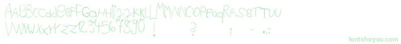 Ackipreschool Font – Green Fonts