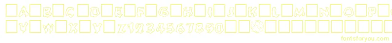 Ghouloutline Font – Yellow Fonts