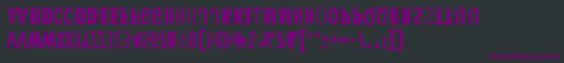 More about HumanErrorUpsideDown Font HumanErrorUpsideDown Font – Purple Fonts on Black Background