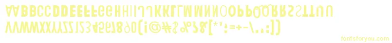 HumanErrorUpsideDown Font – Yellow Fonts
