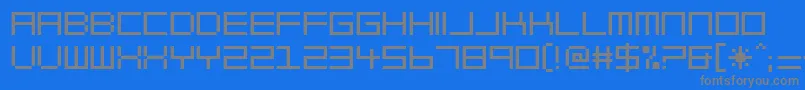 Saiba mais sobre a fonte BlockOut Fonte BlockOut – fontes cinzas em um fundo azul