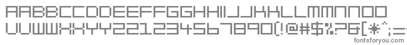 BlockOut Font – Gray Fonts on White Background