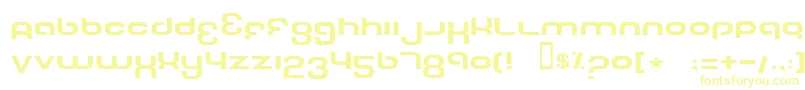 TechFontWide Font – Yellow Fonts