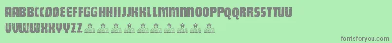 GeneratorPersonalUse Font – Gray Fonts on Green Background
