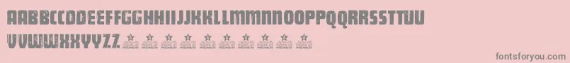 GeneratorPersonalUse Font – Gray Fonts on Pink Background