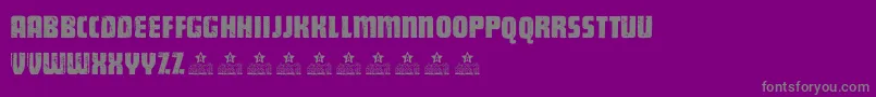 GeneratorPersonalUse Font – Gray Fonts on Purple Background