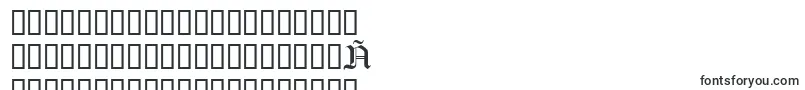 GoudyTextMtDfr-Schriftart – mongolische Schriften