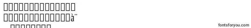 フォントGoudyTextMtDfr – パンジャブ文字