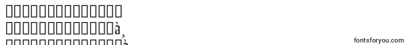 GoudyTextMtDfr-Schriftart – thailändische Schriften