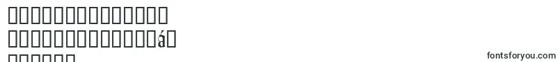 フォントGoudyTextMtDfr – ビルマ語の文字