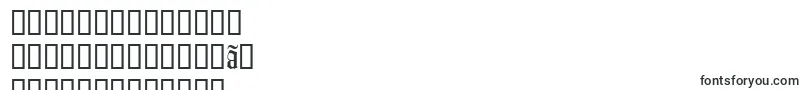 GoudyTextMtDfr-Schriftart – koreanische Schriften