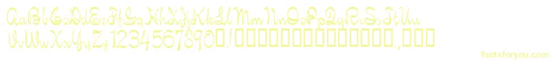 DaliaNormal Font – Yellow Fonts