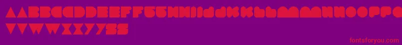 LoveIsBlind Font – Red Fonts on Purple Background