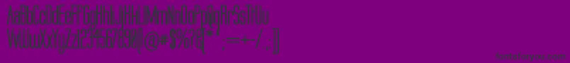 Labtopb-Schriftart – Schwarze Schriften auf violettem Hintergrund
