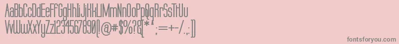 Labtopb Font – Gray Fonts on Pink Background