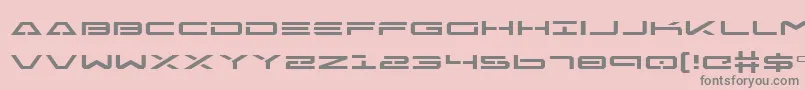 FreeAgentExpanded Font – Gray Fonts on Pink Background