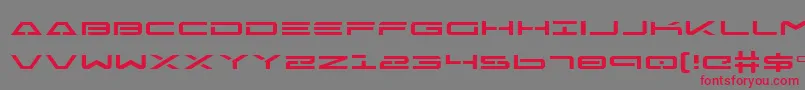 FreeAgentExpanded Font – Red Fonts on Gray Background