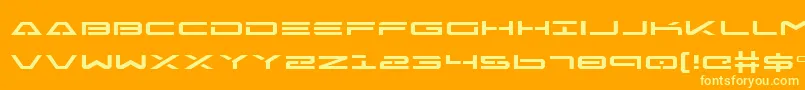 Police FreeAgentExpanded – polices jaunes sur fond orange