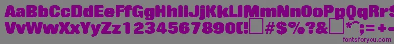 RollingstoneRegularDb Font – Purple Fonts on Gray Background