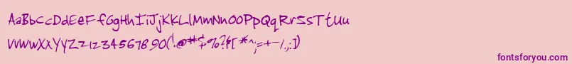JenkinsV2.0-Schriftart – Violette Schriften auf rosa Hintergrund