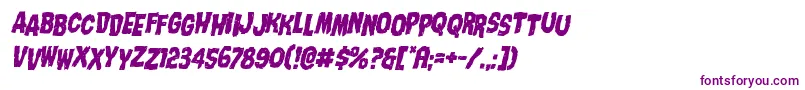 Nightmarealleystagital Font – Purple Fonts on White Background