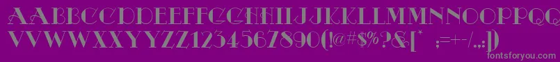 More about OdalisqueNf Font OdalisqueNf Font – Gray Fonts on Purple Background