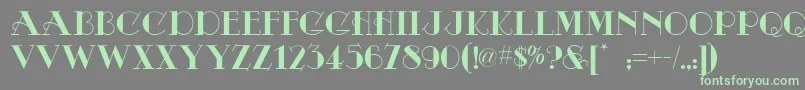 More about OdalisqueNf Font OdalisqueNf Font – Green Fonts on Gray Background