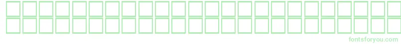 フォントKufiBoldItalic – 緑のフォント