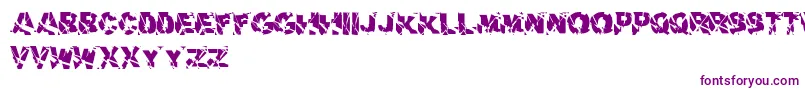 AerialDker Font – Purple Fonts on White Background