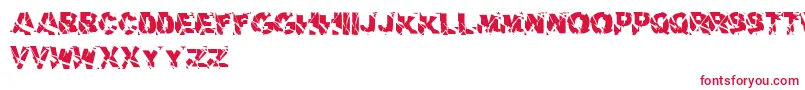 AerialDker Font – Red Fonts on White Background