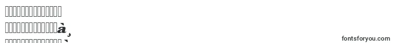 UrwbaskertultbolOblique-Schriftart – thailändische Schriften