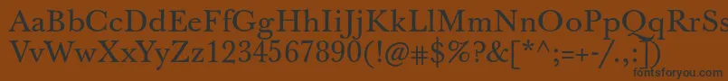 Jbaskervilletxn Font – Black Fonts on Brown Background