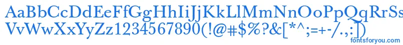 Jbaskervilletxn Font – Blue Fonts on White Background