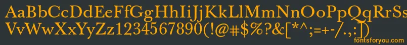 Jbaskervilletxn Font – Orange Fonts on Black Background