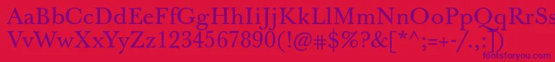More about Jbaskervilletxn Font Jbaskervilletxn Font – Purple Fonts on Red Background
