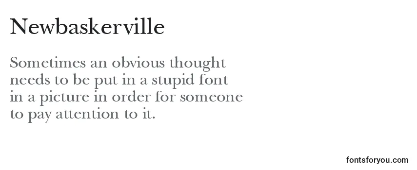 Newbaskerville Font