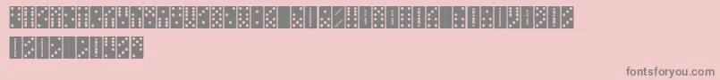 Más sobre la fuente FeDominoes fuente FeDominoes – Fuentes Grises Sobre Fondo Rosa